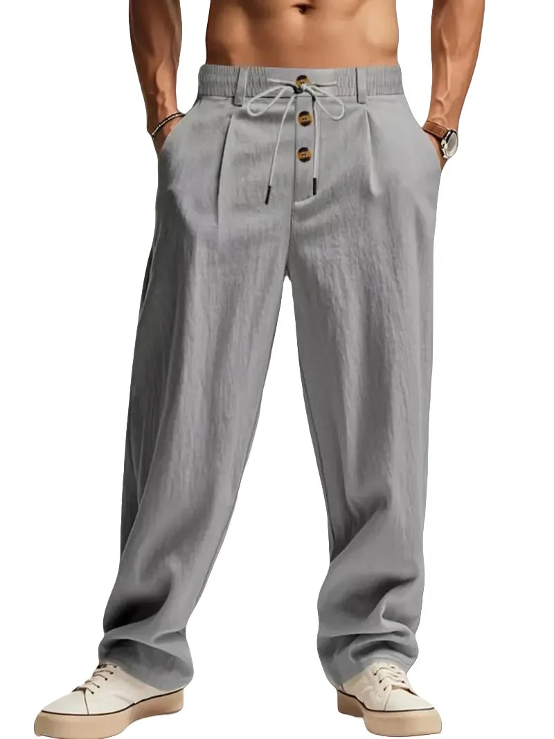 Verona Pantalón en Lino - Elegancia relajada para cualquier ocasión.