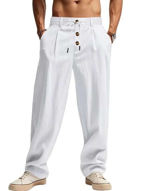 Verona Pantalón en Lino - Elegancia relajada para cualquier ocasión.